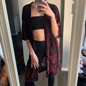 Velvet kimono